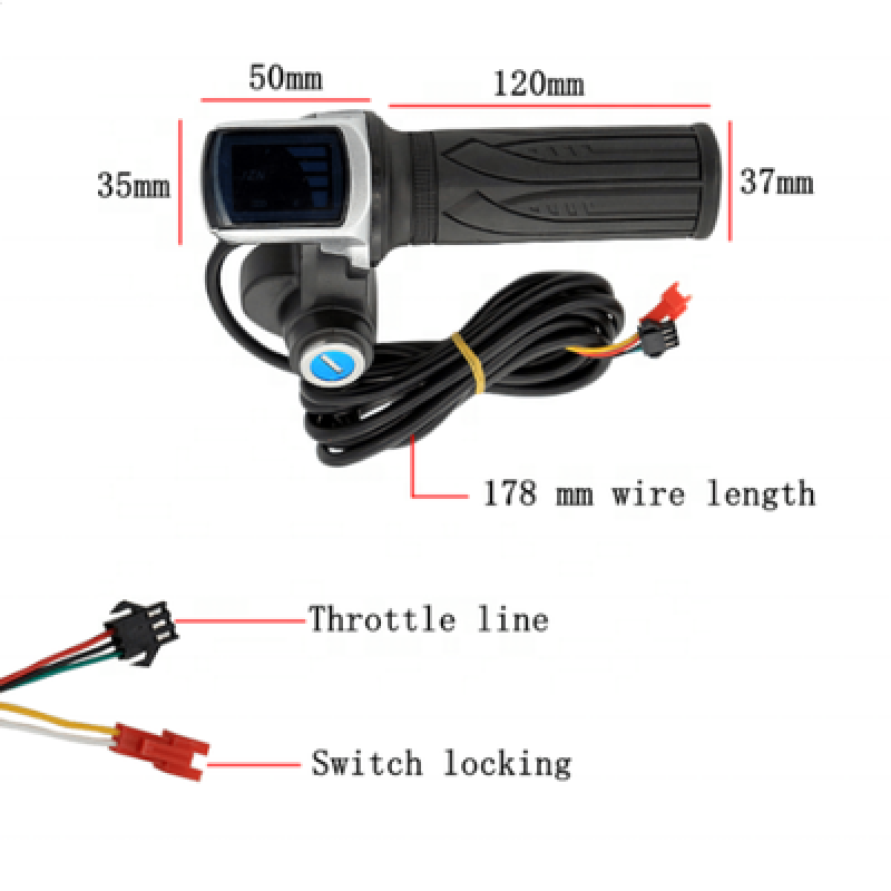 Gaz Kolu – Gösterge – Anahtar – LCD 3 özellik